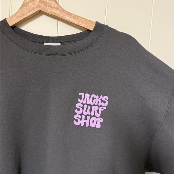 Jack’s Surfboards “You’re Doing Great” Grey Graphic Sweatshirt - Large - Picture 3 of 4